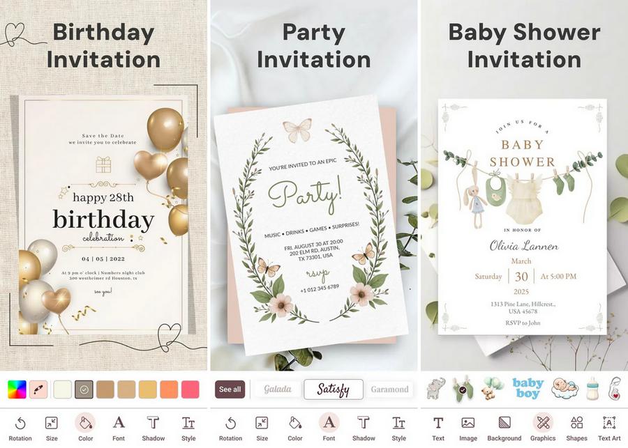 Invitation Maker - RSVP