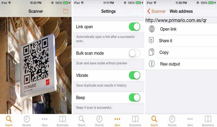 Simple Scan - application de scanner de codes-barres