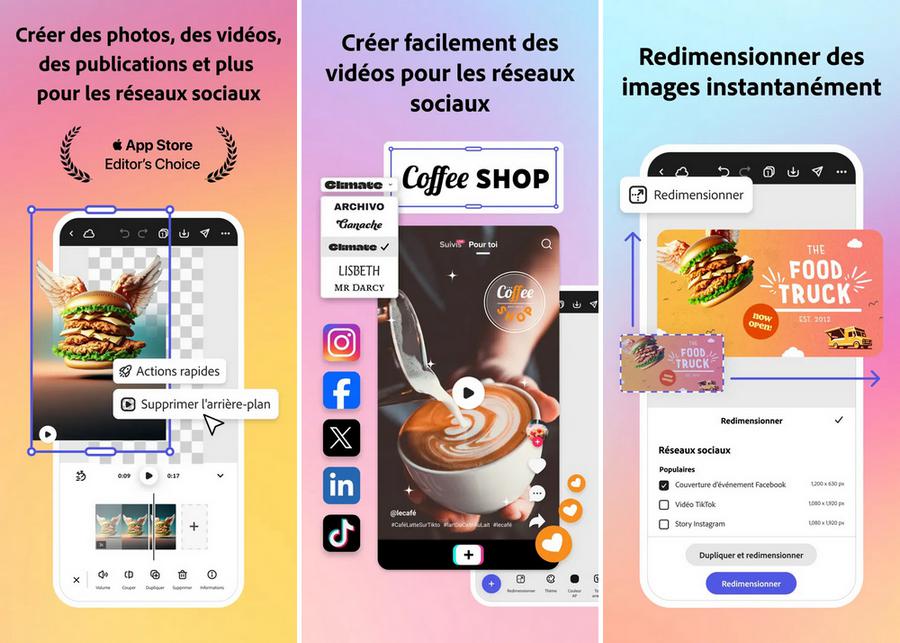 Adobe Express - application pour supprimer l'arrière-plan